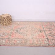 Tapis Boujaad marocain vintage 188 x 281 cm – Tapis berbère fait main en laine 100%