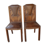 Pair of art deco chairs 1930