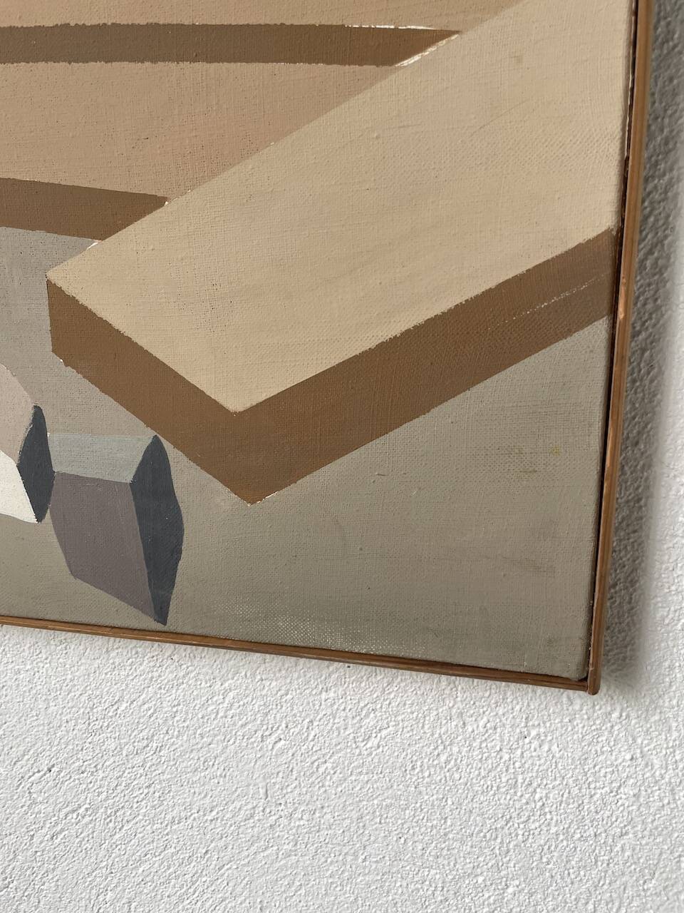 Toile travaux chantier abstraite