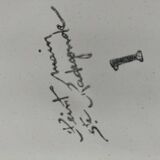 Set of 3 vintage Sainte-Radegonde earthenware plates