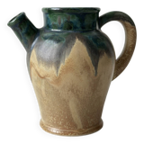 Colorful ceramic pitcher