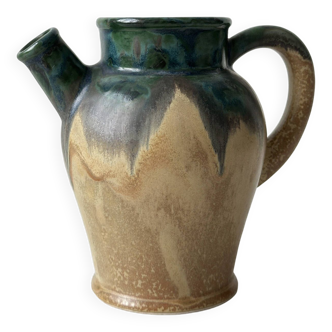 Colorful ceramic pitcher
