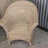 Vintage rattan lounge