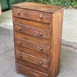 1960s Art Deco chest of drawers in dark wood