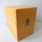 Light wooden box, 60s