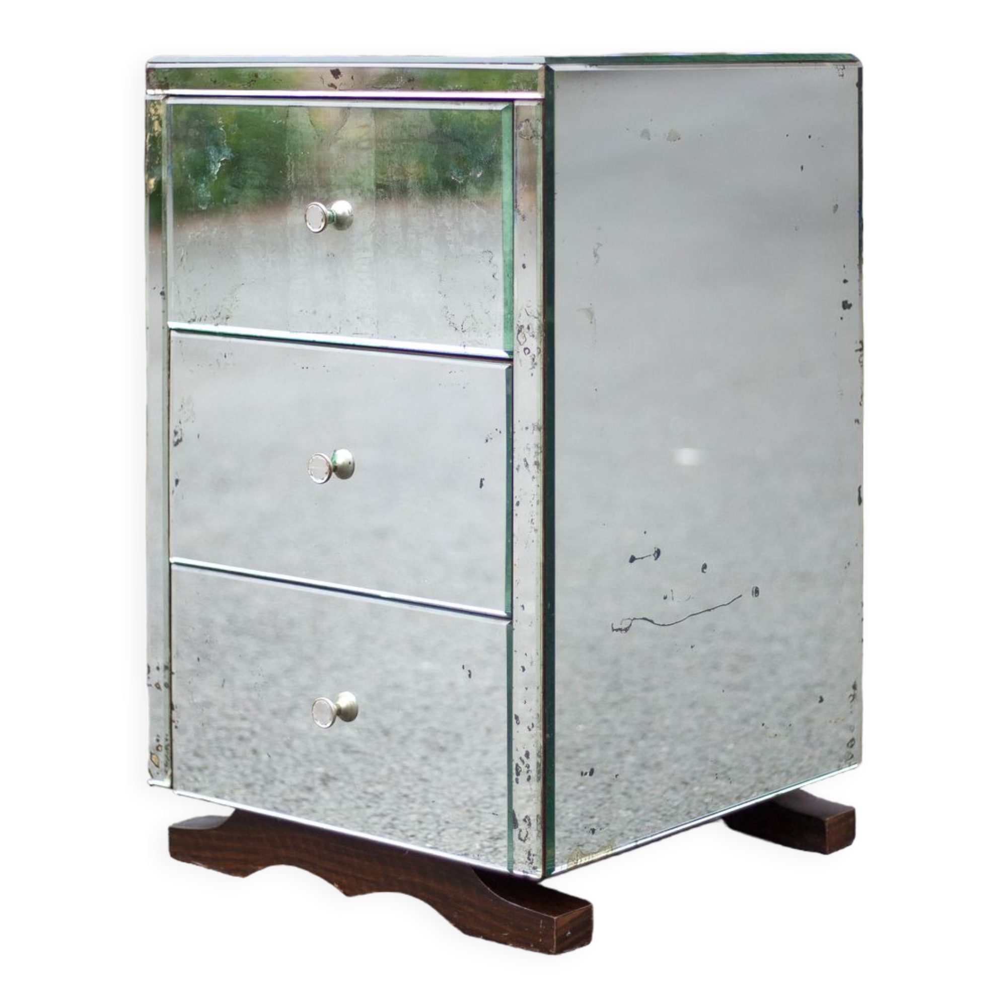Art Deco mirror chest of drawer