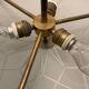 Large Art Deco Bronze Chandelier 1950’s