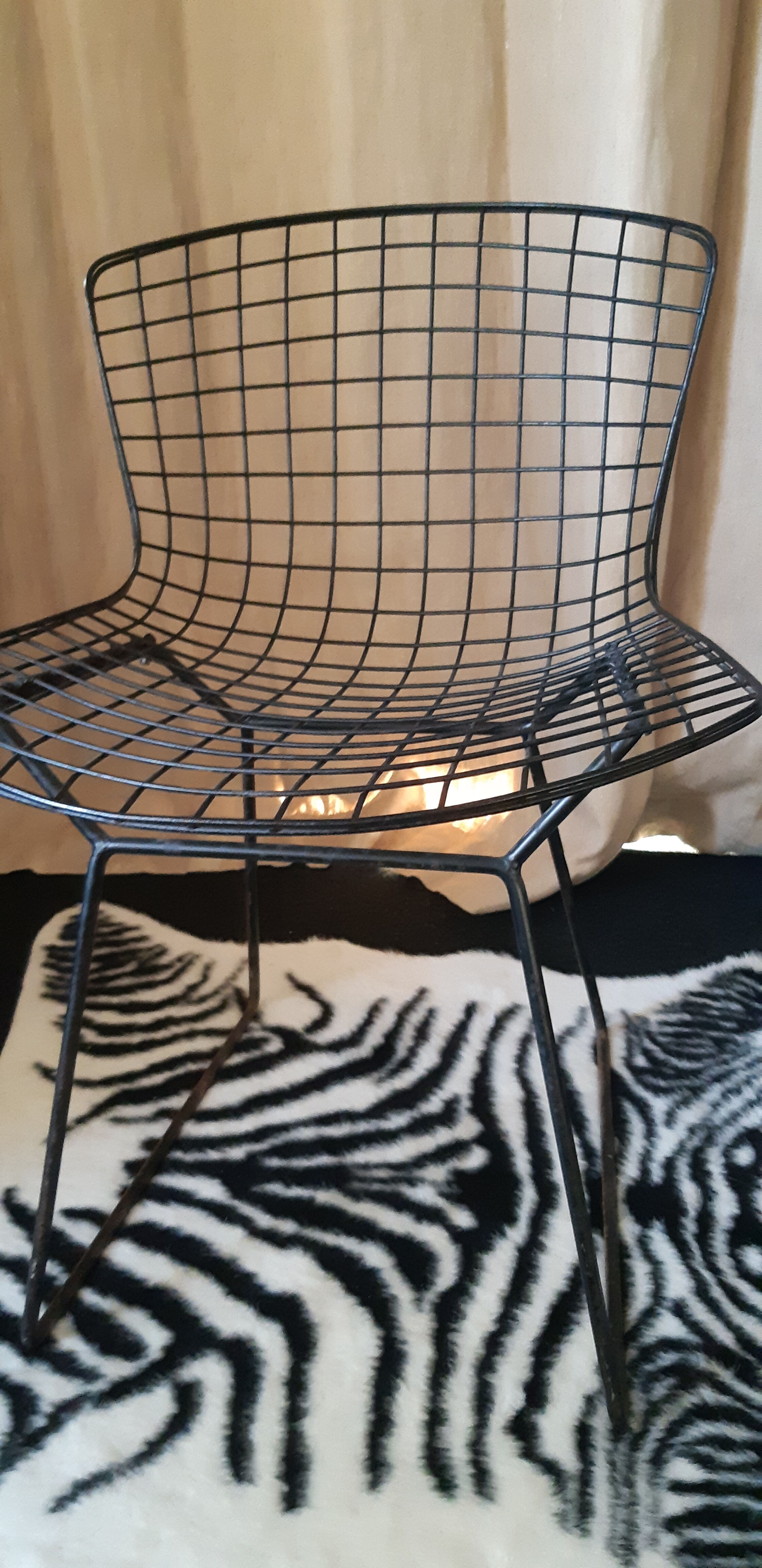 Harry Bertoia chair, double wire, first series