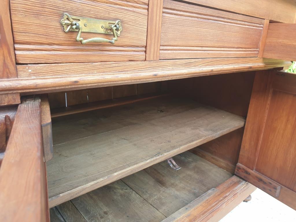 Comptoir buffet pitchpin 1900