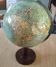 Vintage terrestrial globe Columbus from the 1950s.