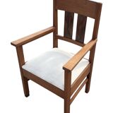 Set of four Art Deco chairs oak Amsterdam School Design 30's