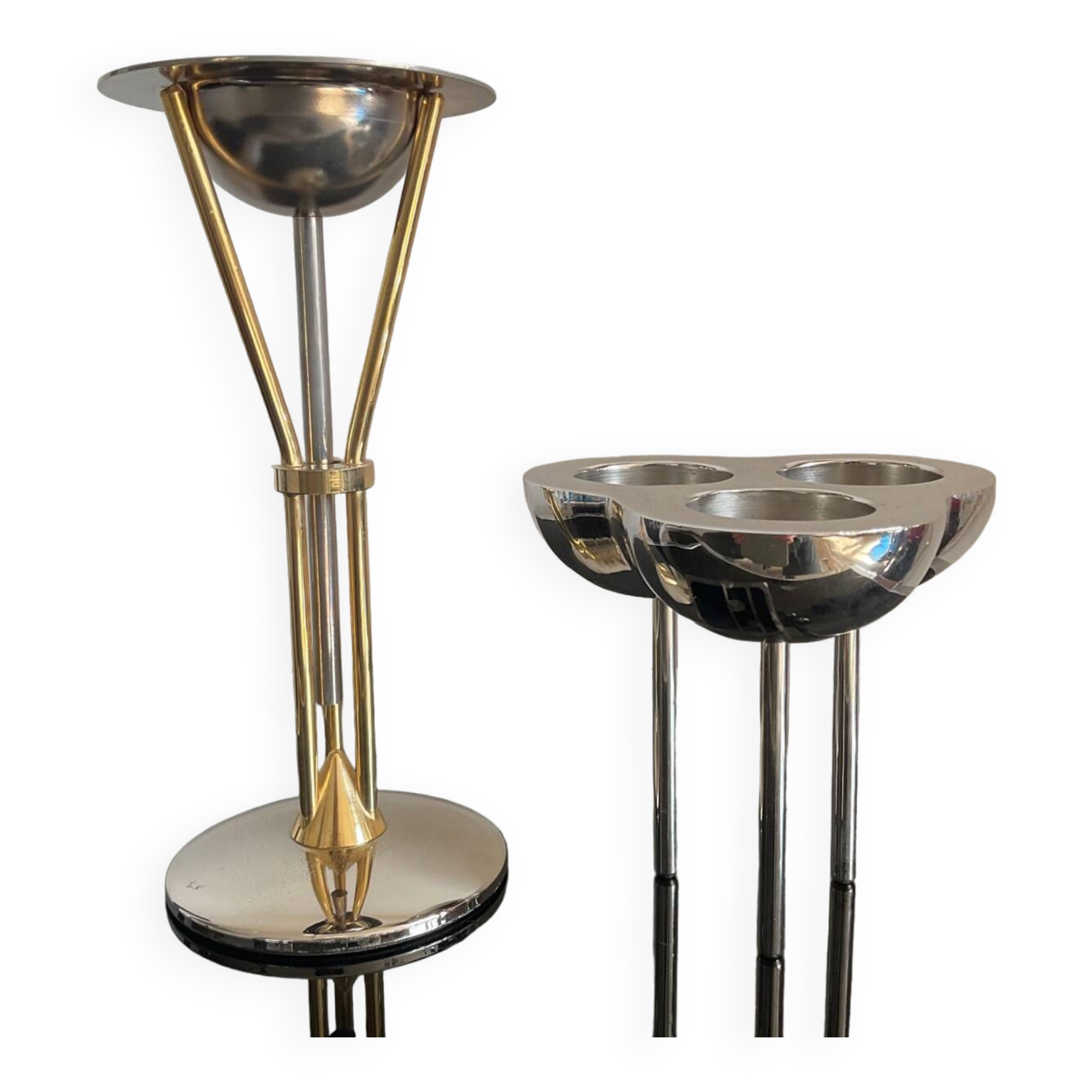 Pair of brass candlesticks from the 70s-80s