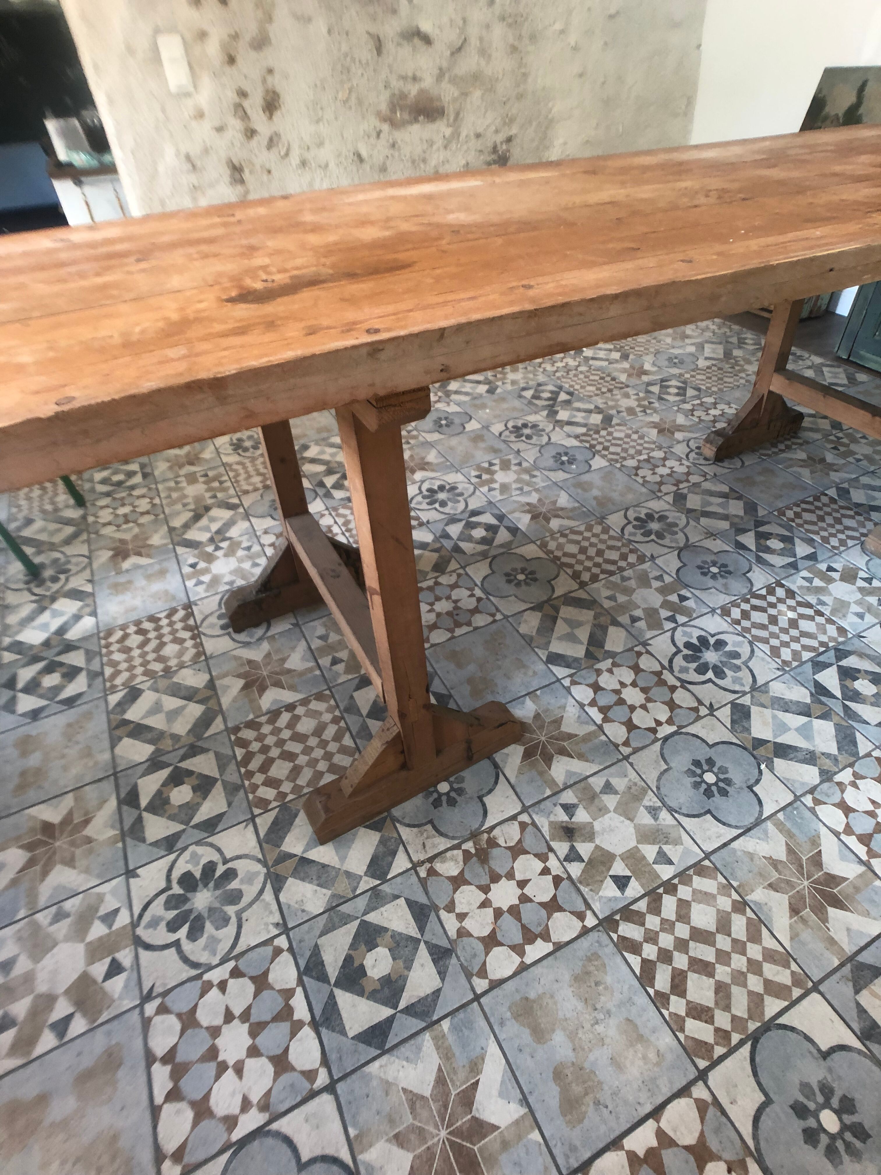Old table of workshop