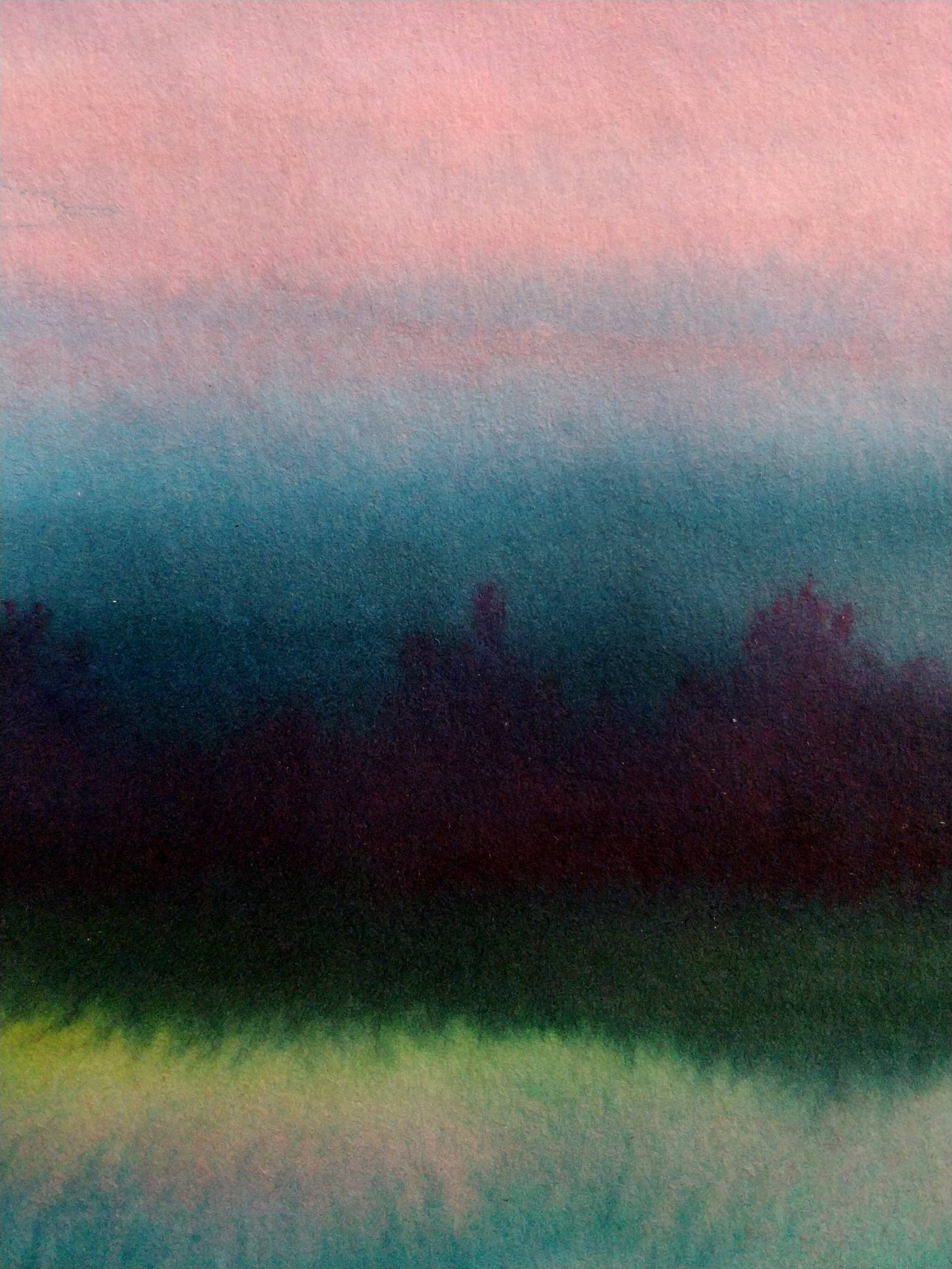 Ink landscape Between dog and wolf 5