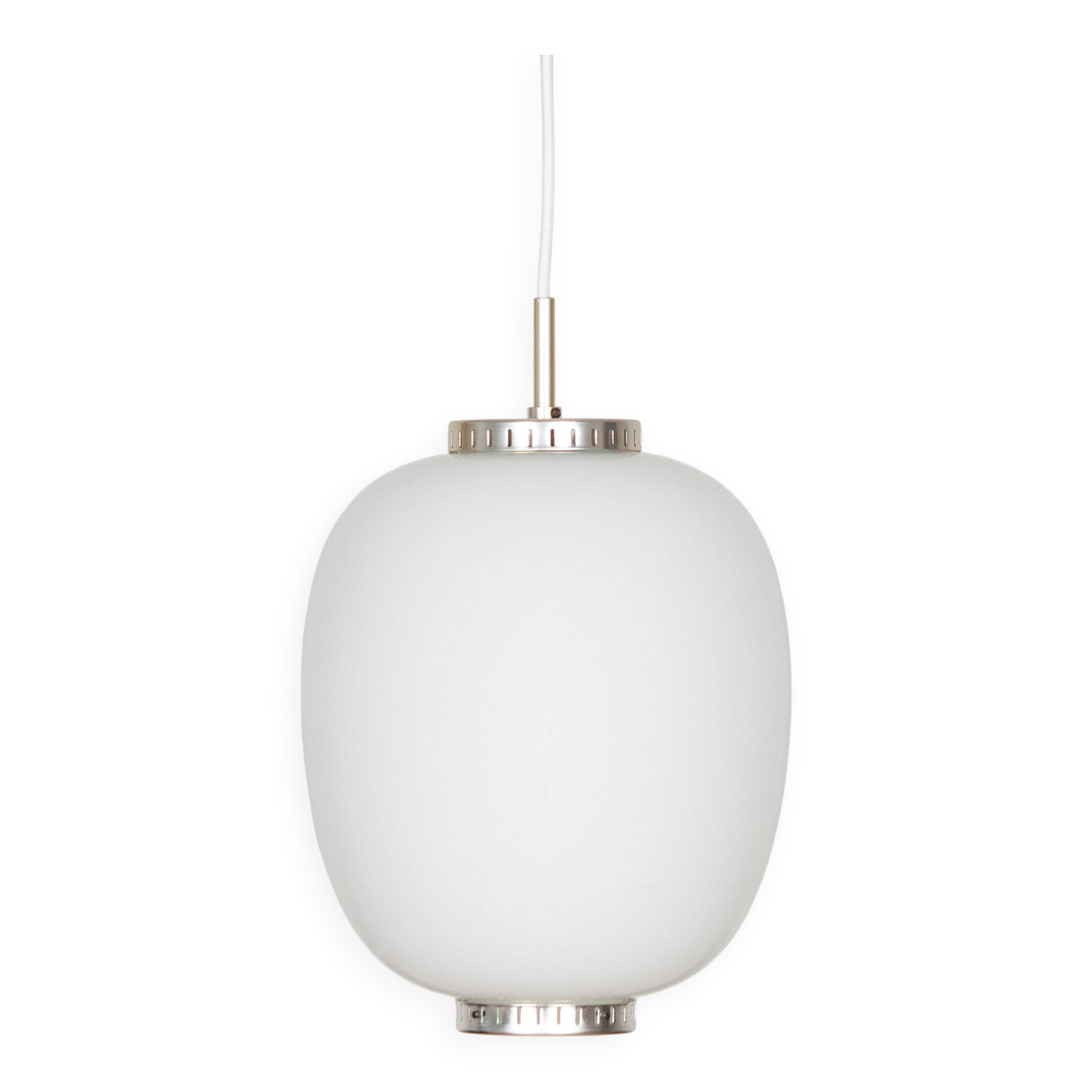 Danish vintage pendant lamp Kina by Bent Karlby, Lyfa, 1946