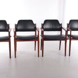 The Arne Vodder Model 62A Chairs by Sibast, Denmark, 1960s