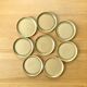 8 stoneware dessert plates