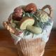 Candy jar with autumn decor