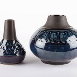 Set of two ceramic vases designed by Einar Johansen for Søholm Stentøj, Denmark 1960’s.