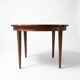 Table scandinave extensible en palissandre de Rio - 1960