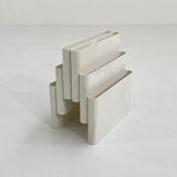 White magazine rack by giotto stoppino for kartell, 1970