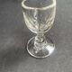7 liqueur glasses – ½ Strong blown and cut crystal 19th century