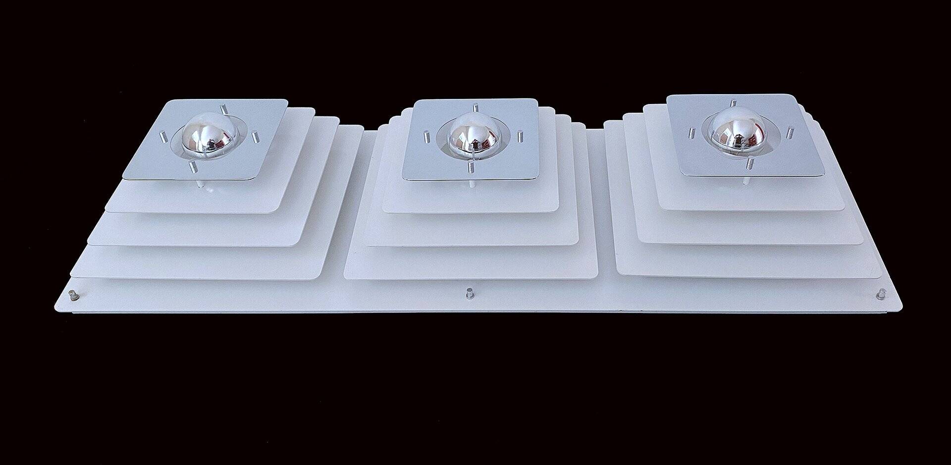 Large Space Age wall light, 1970s