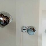 Set of 3 multidirectional spotlights space art 1980s