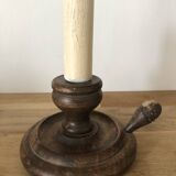 Set of two old candlestick lamps to restore