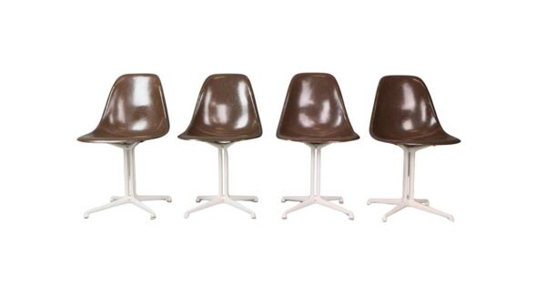 Ensemble de 4 chaises « La Fonda » de Charles & Ray Eames pour Herman Miller, 1960