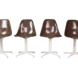 Charles & Ray Eames Set of 4 "La Fonda" Chairs for Herman Miller, 1960