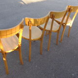 Set of 4 Boclerc Rancy S&L bistro chairs