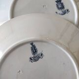 Antique Gien plate, Etruscan model