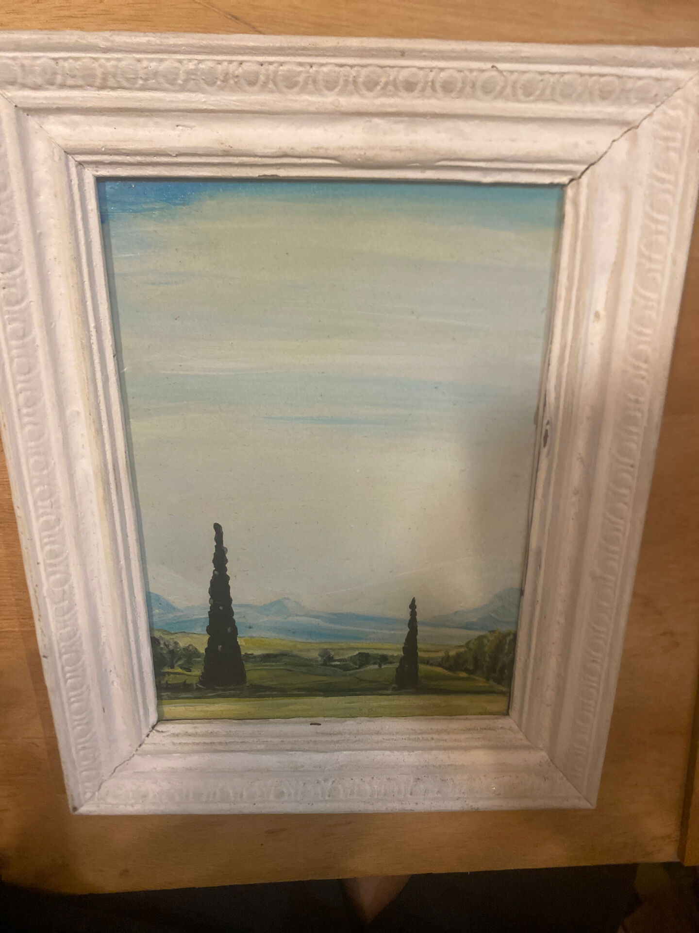 Peinture paysage originale - artiste française -