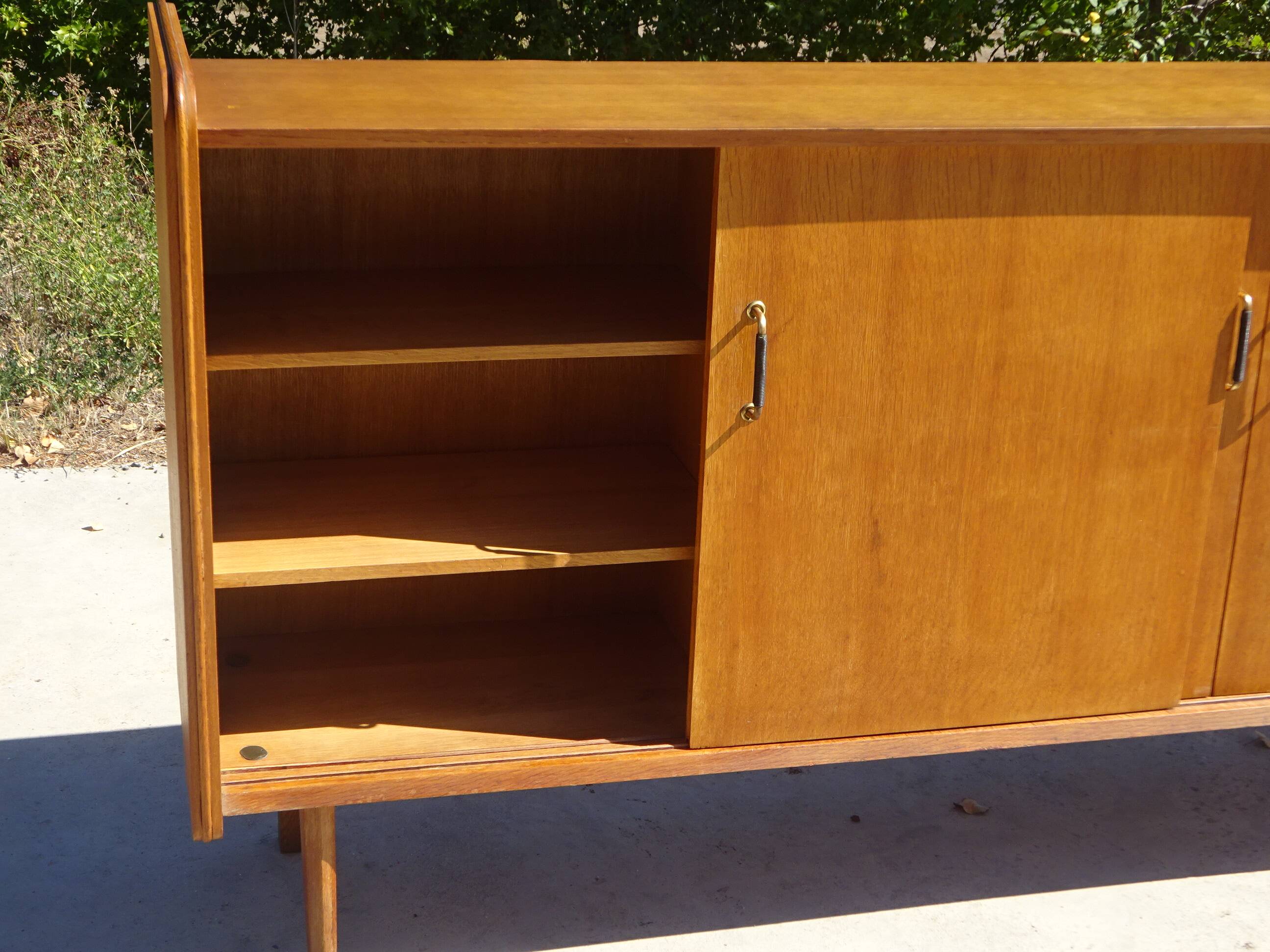 Enfilade vintage aux pieds compas par SAM