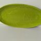 Vintage green relief fish dish Gien