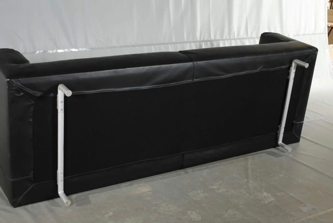 Canapé Cassina MET 250 – Pierre Lissoni – 4 places – Cuir noir