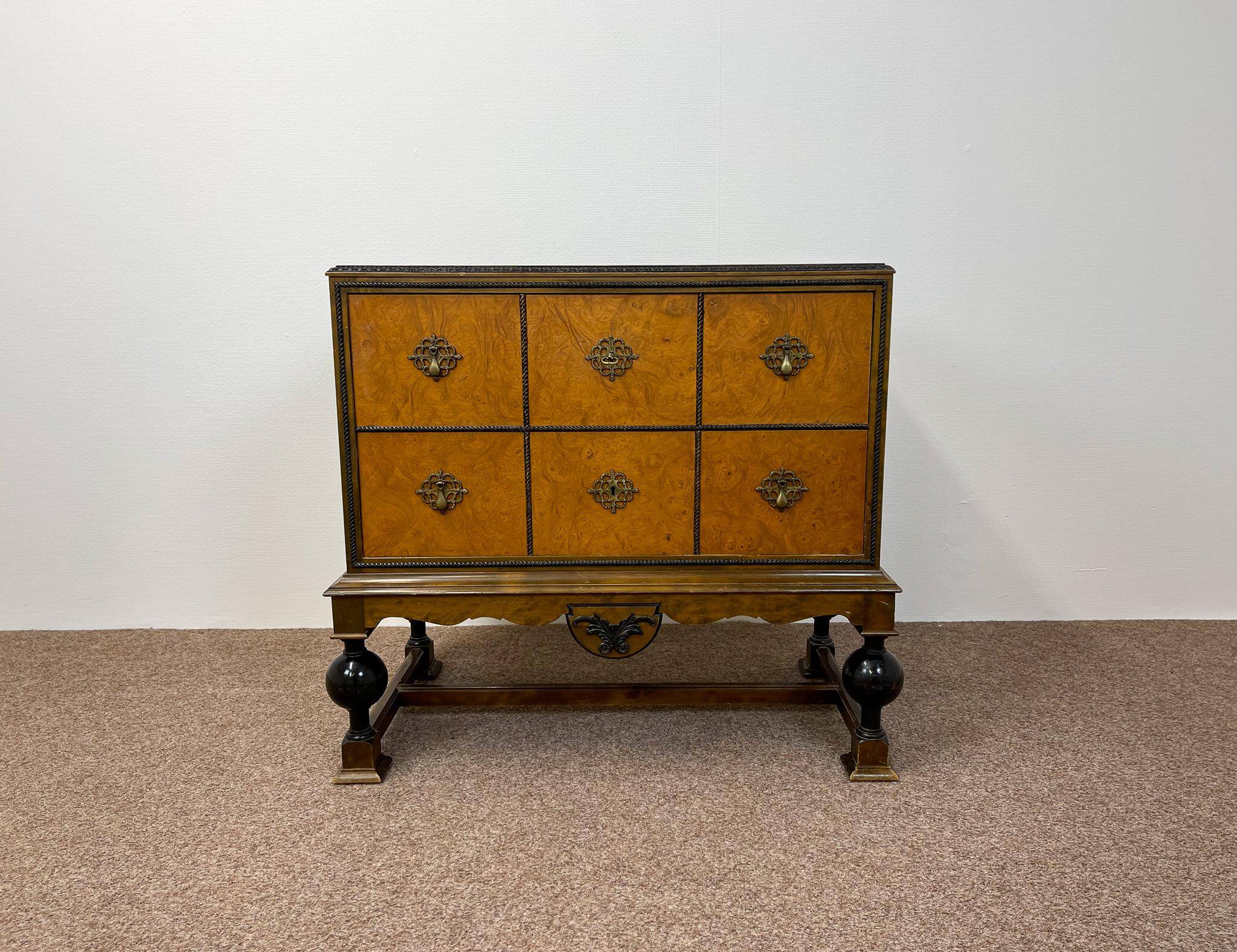 Commode Art Déco attribuée à Carl Malmsten, Suède, années 1920