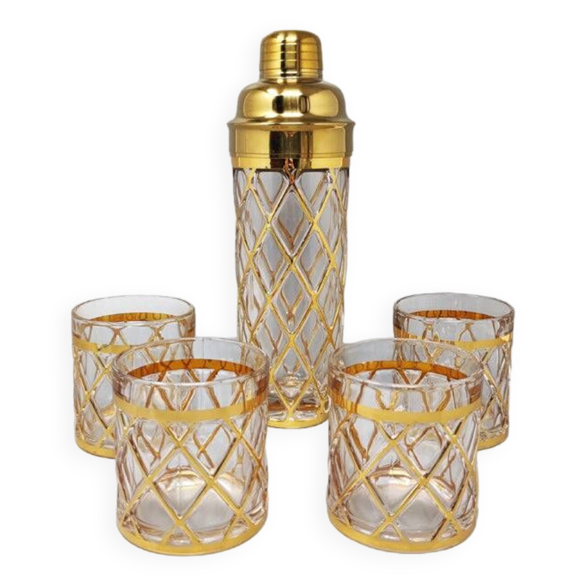 Verres à cocktail du milieu du siècle : rétro, vintage, MCM