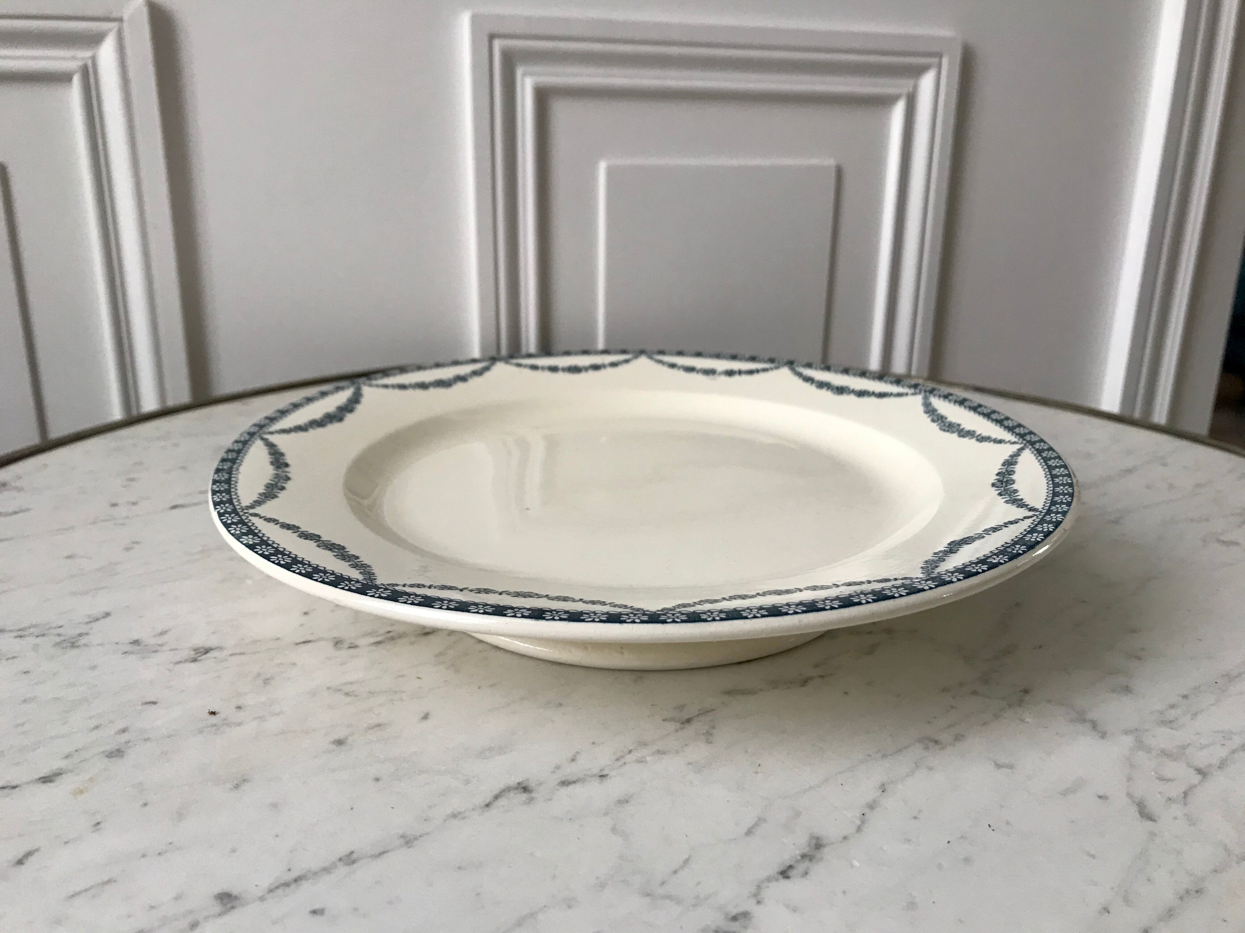 Compotier Terre de Fer Salins model Vincennes mid-nineteenth