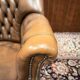 Classic English Chesterfield Director Chair Brown