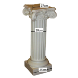 Ionic column 1 m in reinforced plaster