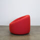 Red Pumpkin chair and ottoman by Pierre Paulin for Ligne Roset