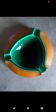 UCA ceramic and leather ashtray/trinket tray