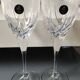 Lot 4 grands verres à vin rouge/Royal Doulton Élégance. En cristal de plomb de haute qualité. Haut 21 cm. Neuf avec boîte
