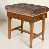 Antique piano stool