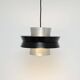 Lampe en argent dans le style de Trava par Carl Thore, années 1960.