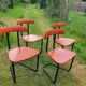 Set of four vintage chairs