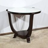 Mahogany pedestal table, Art Deco style – 1959