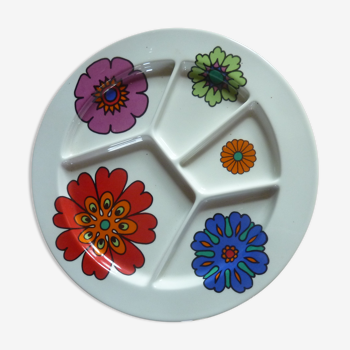 7 assiettes à fondu villeroy& boch  power flower